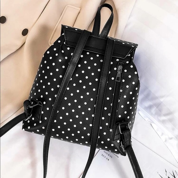 Polka dot print backpack - Picture 4 of 7